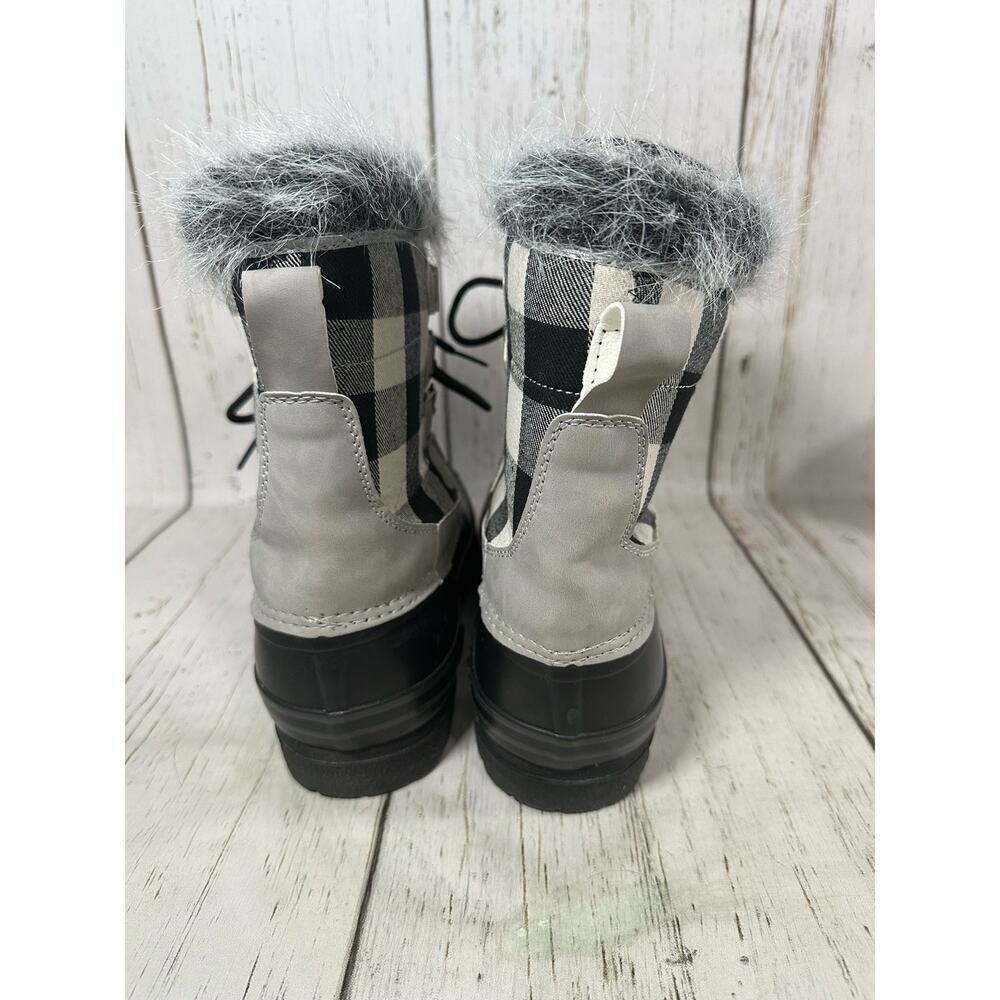 Natural Reflections Lumber Jill Insulated Pac Boots Women's Size 7.5 Flannel - Picture 4 of 5